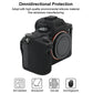 Frendorf | Voor Sony A7 III / ILCE-7M3 / A7R III Zachte Siliconen Beschermhoes (Zwart)
