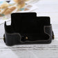Frendorf | 1/4 inch Draad PU Lederen Camera Halve Case Basis voor FUJIFILM X-E3(Zwart)