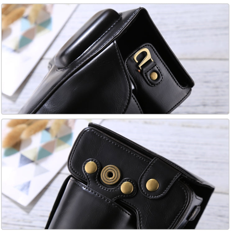 Frendorf | Full Body Kamera PU Leder Tasche für Nikon D5300 / D5200 / D5100 (18-55mm / 18-105mm / 18-140mm Objektiv) (Schwarz)