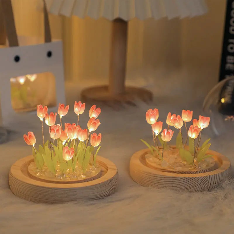 DIY Glas Tulpen Globus Lampe
