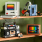 DIY Retro Elektrogeräte Möbel TV Computer Kassette Walkman Spielkonsolen Radio Bauklötze Modellziegel Sets Spielzeug