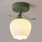 Frendorf | FleurTiffany Französische Tiffany-Deckenleuchte | Blumenmuster | Elegantes Jugendstil-Design für Ihr Zuhause