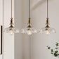 Frendorf | OrbisGlow Mid Century Mini Kücheninsel Glas Pendelleuchte | Elegantes Design | LED Beleuchtung | Moderne Raumdeko