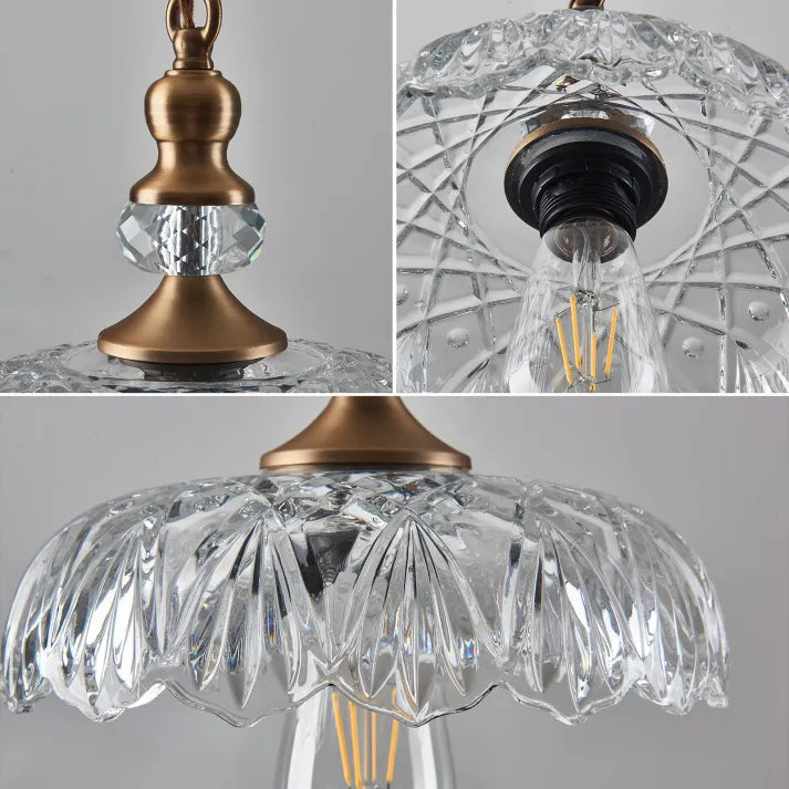 Frendorf | OrbisGlow Mid Century Mini Kücheninsel Glas Pendelleuchte | Elegantes Design | LED Beleuchtung | Moderne Raumdeko