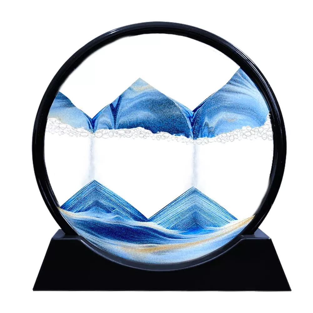 3D Sanduhr Tiefsee-Sandlandschaft
