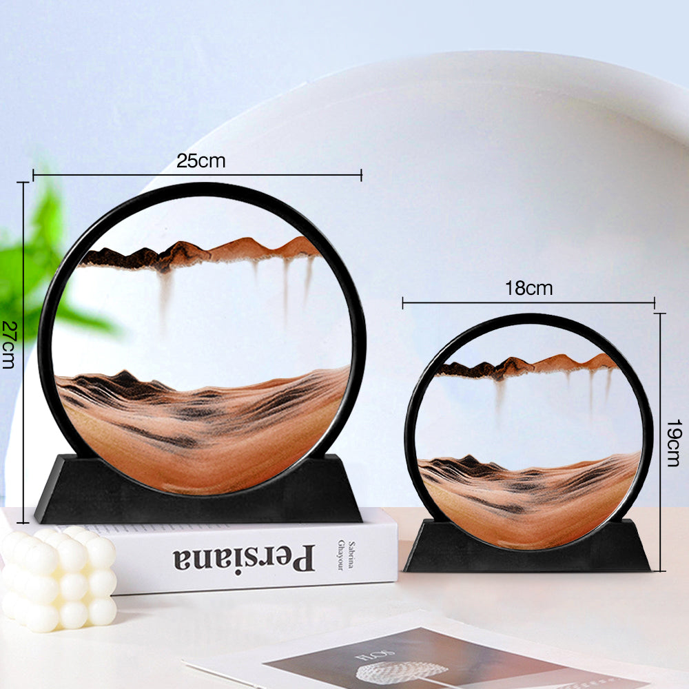 3D Sanduhr Tiefsee-Sandlandschaft