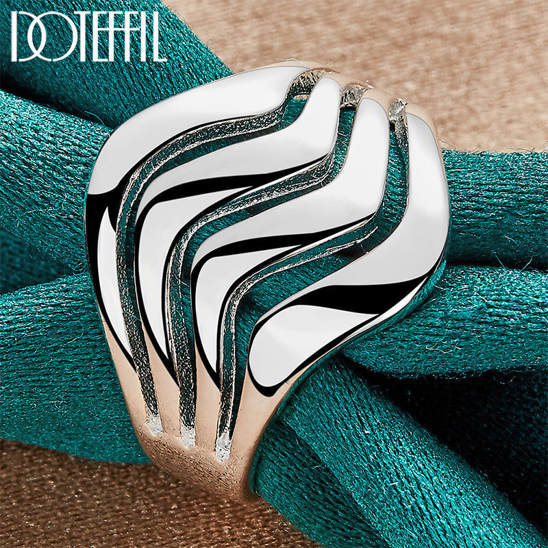 Frendorf | Vier Luxe Linien | Vierzeiliger glatter Ring