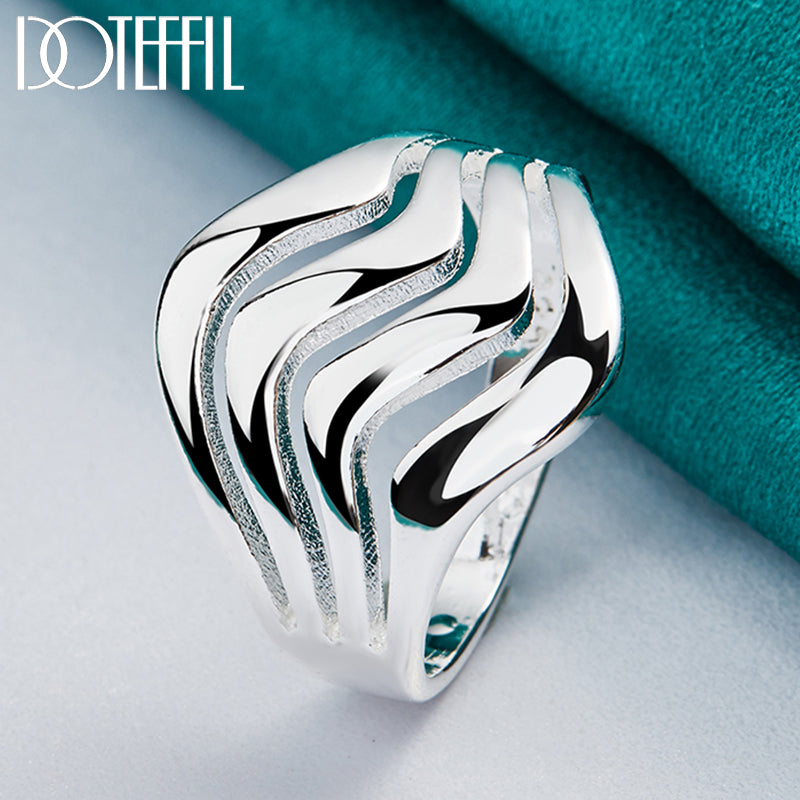 Frendorf | Vier Luxe Linien | Vierzeiliger glatter Ring