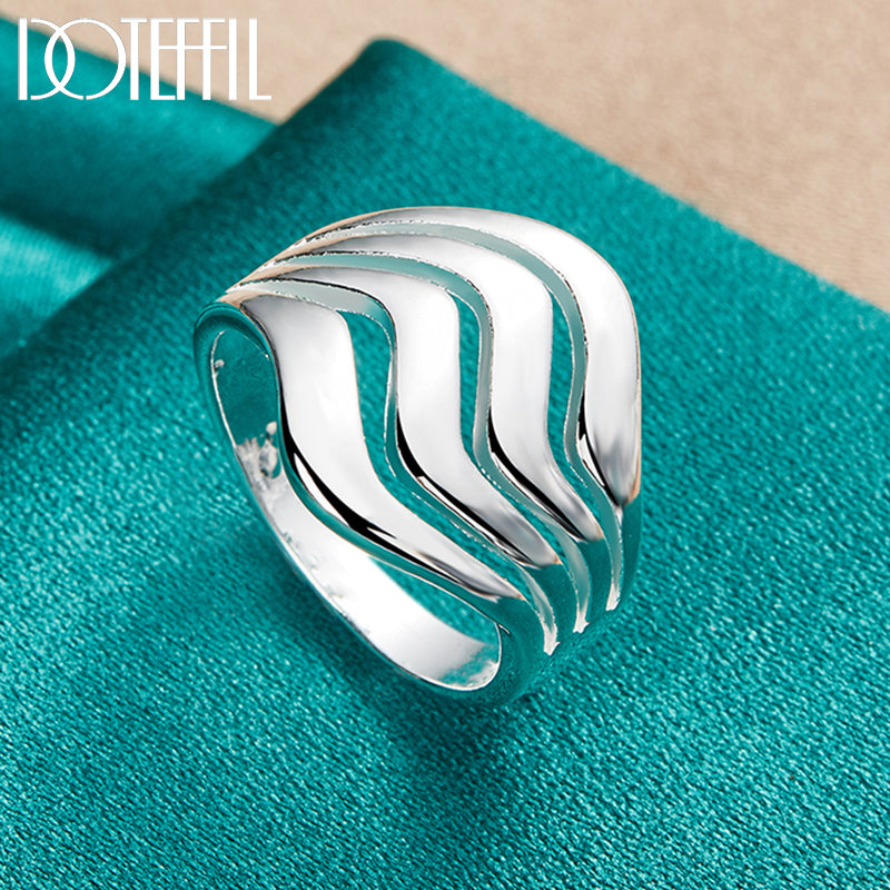 Frendorf | Vier Luxe Linien | Vierzeiliger glatter Ring