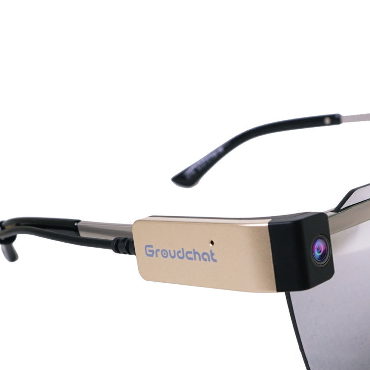 Frendorf | Groudchat JP1DV1 1080P HD Smart-Kamera Mobiltelefon USB Live-Kamera für Brillenbeine, eingebautes schalldämpfendes und geräuschreduzierendes Mikrofon (Gold Schwarz)