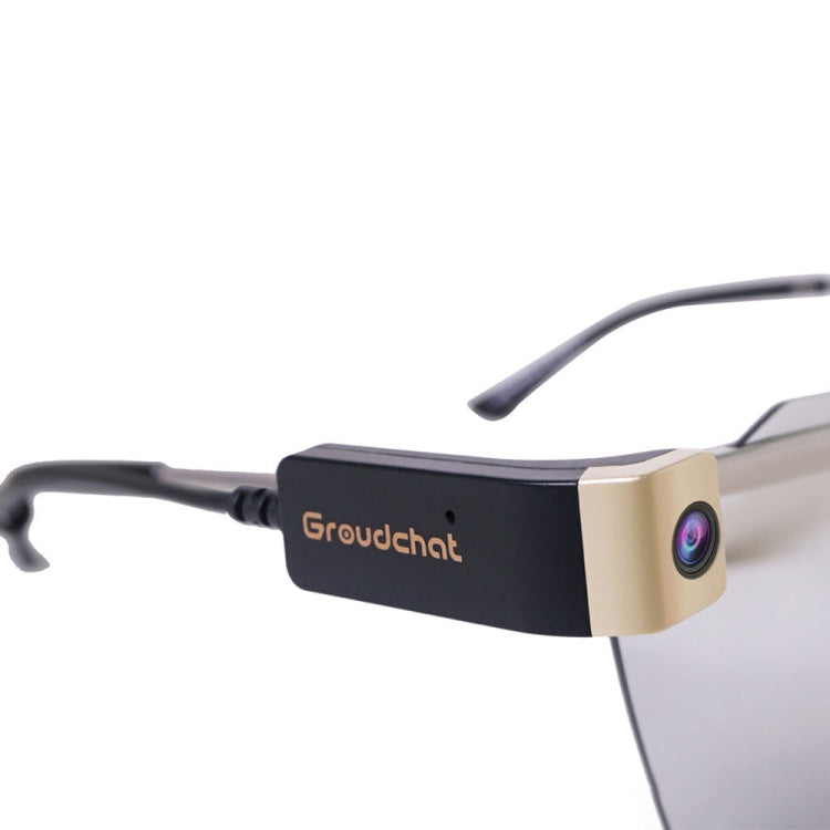 Frendorf | Groudchat JP1DV1 1080P HD Smart Kamera Mobile Telefon USB Live Kamera für Brillenbeine, integriertes Schall absorbierendes und geräuschreduzierendes Mikrofon (Schwarz Gold)