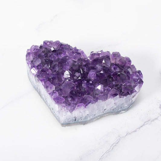 Amethyst Cluster Herz