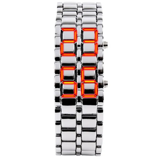 Frendorf | Digitale Lava-Armbanduhr für Männer