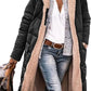 Frendorf | Wende lange gefütterte Winterjacke
