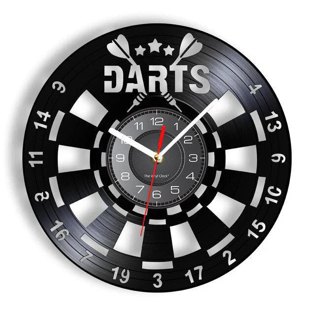 Frendorf | GameTime Vintage Dartscheibe Wanduhr