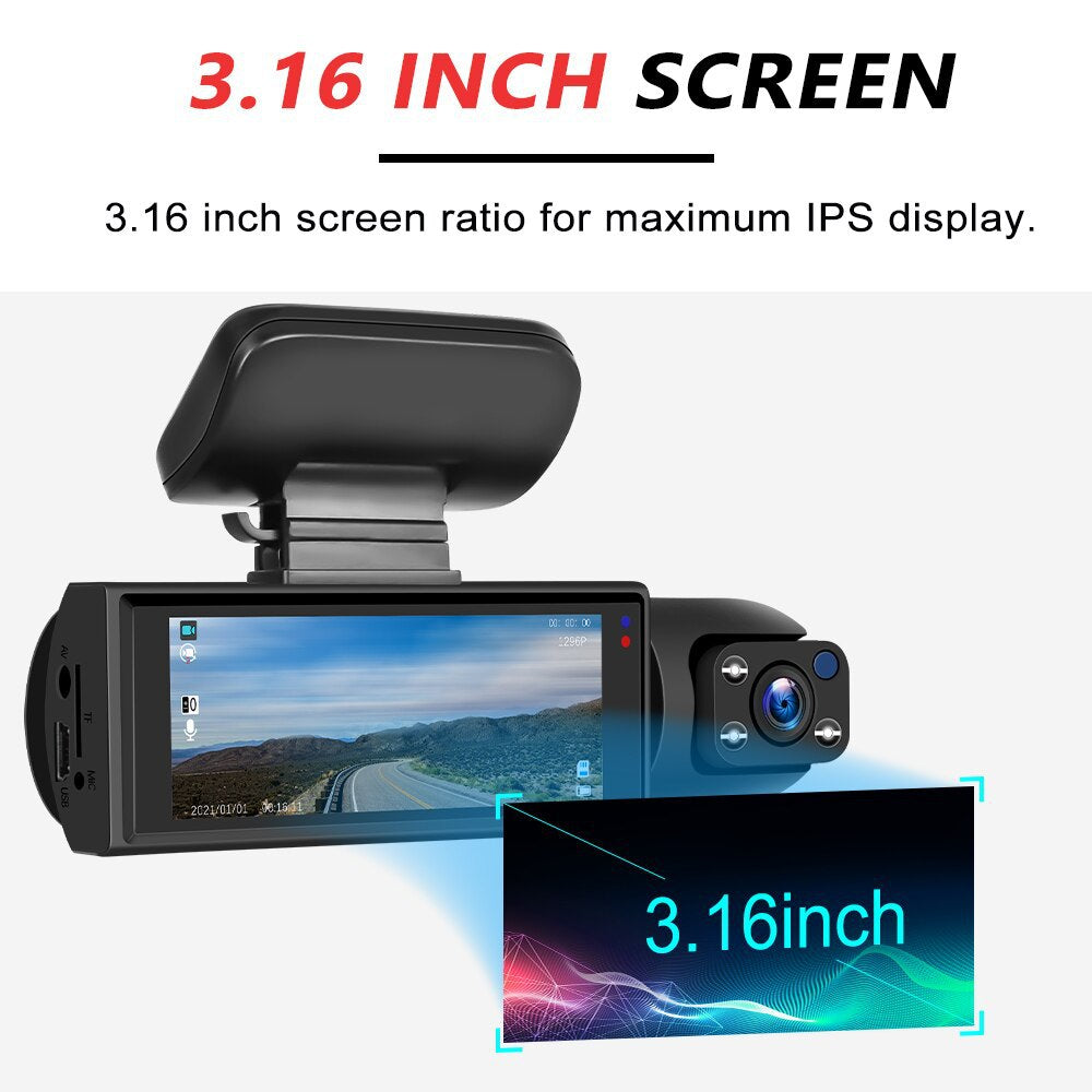 Frendorf | Pro Full HD 1080P | Dual-Linse, Sicherheit und kristallklare Bilder