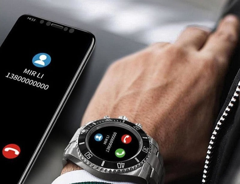 Frendorf | David - ClassicTech Luxus Herren-Smartwatch mit Stil und Funktionalität
