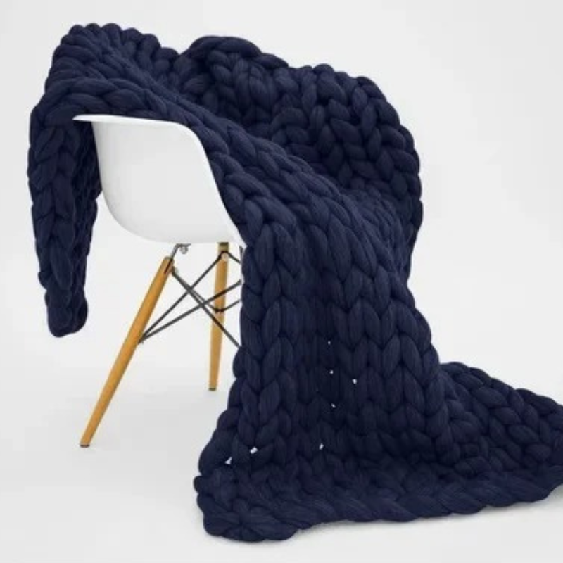 Frendorf | Bio-Baumwolle Gewichtsdecke | Atmungsaktiv, Maschinenwaschbar & Ideal für ganzjährigen Komfort