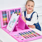 Frendorf | 6-in-1 Kreativbox mit Mal- und Bastelmaterial für Kinder – Kompakt & vielseitig