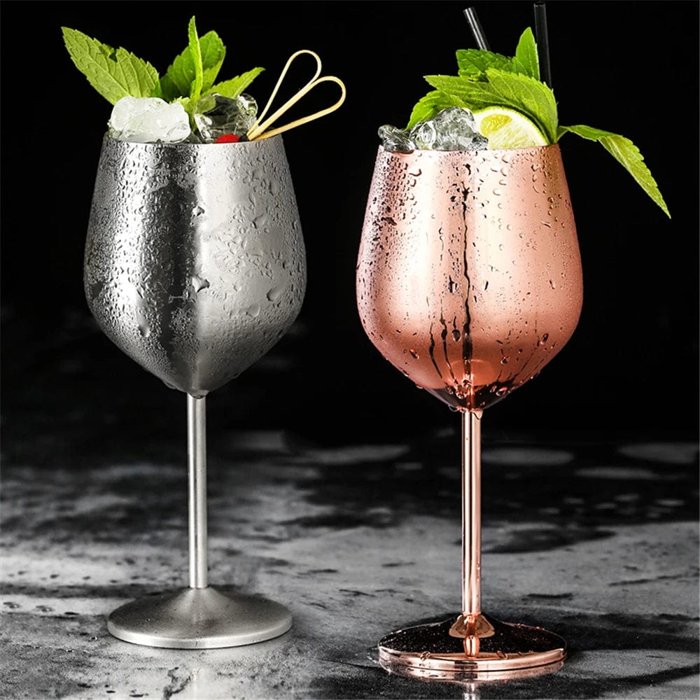Edelstahl Weingoblet