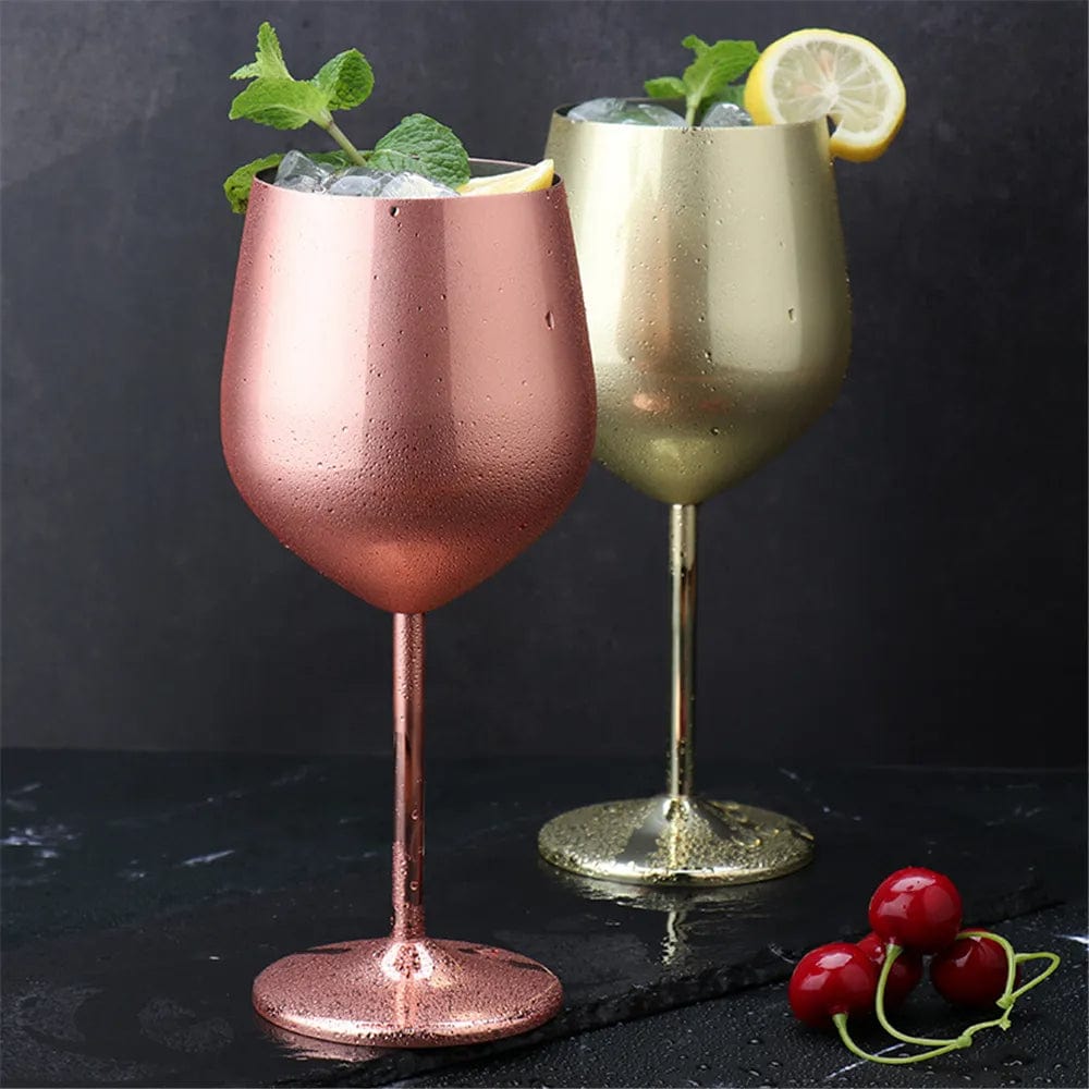 Edelstahl Weingoblet