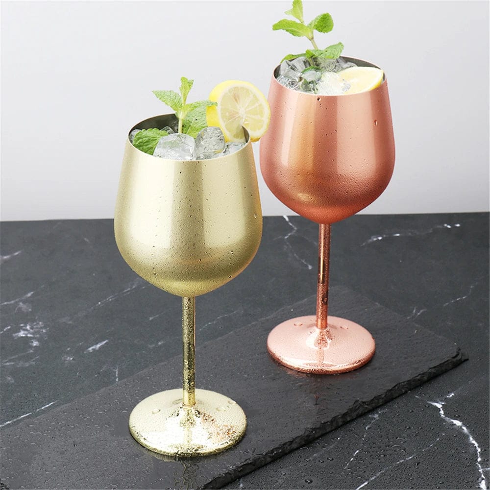 Edelstahl Weingoblet