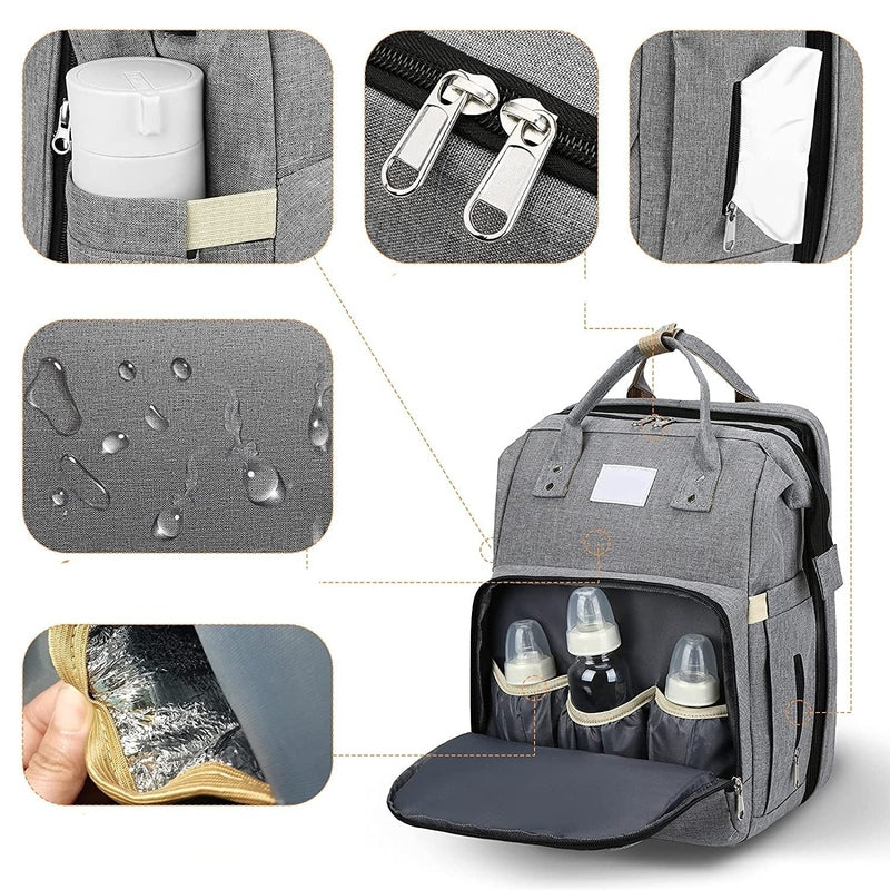 Frendorf | DiaperDuo | 2-in-1 Tasche für Babytücher | Platzsparend und multifunktional