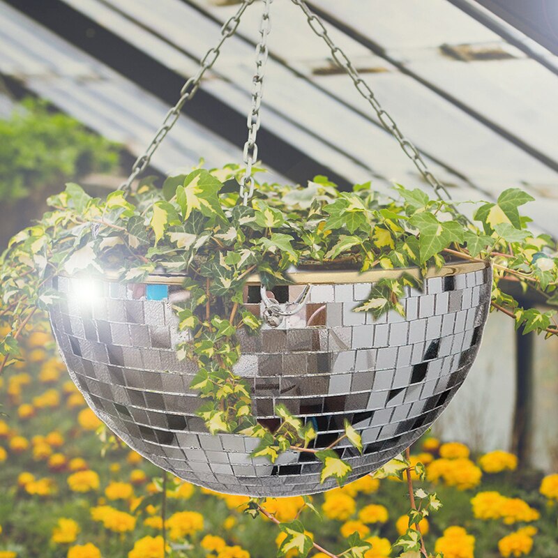 Frendorf | GlamPot Diskokugel-Pflanzgefäß | Stilvolle Dekoration | Modernes Design | Indoor & Outdoor