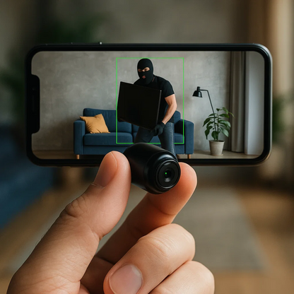 Frendorf | Mini WLAN versteckte Kamera und Audio - Winzige Überwachungs-Mini-Spionkameras Drahtlose Nanny-Überwachung