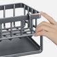 Frendorf | Rostfreier Edelstahl Spülen Organizer Regal - Küchen-Schwamm, Seife, Geschirrtuch Halter Regal Korb