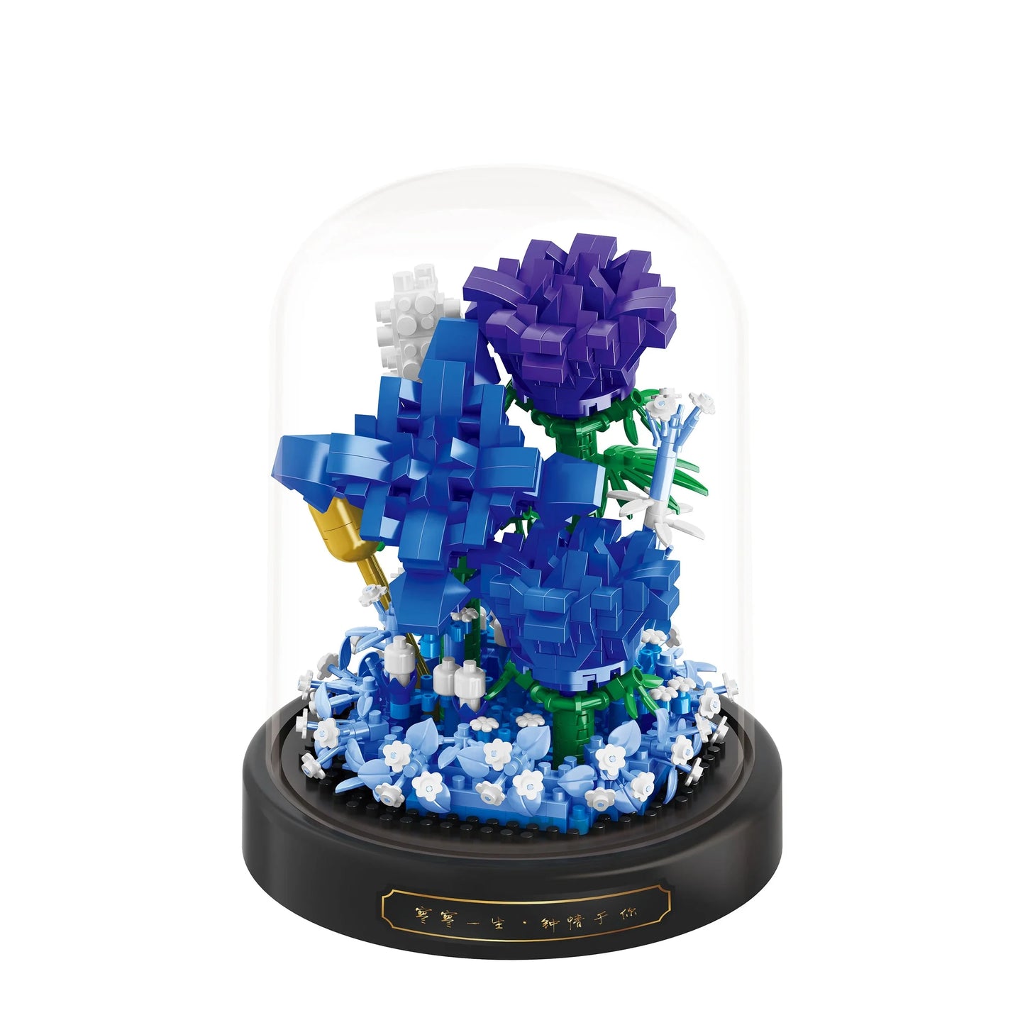 Diy Mikro Blumen Bausteine Mini Ziegel Partikel Ewiges Leben Blumen Heimdekoration Zusammenbau Puzzle Spielzeug Kinder Geschenk