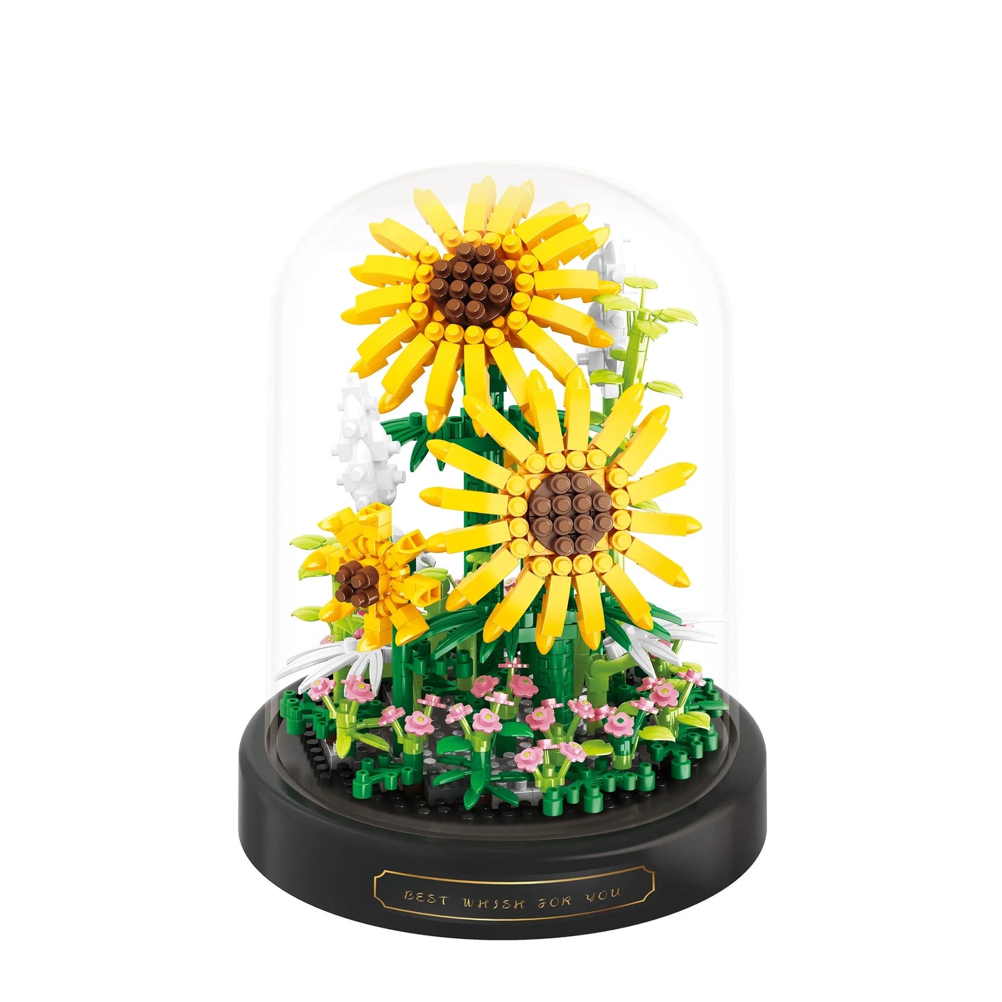 Diy Mikro Blumen Bausteine Mini Ziegel Partikel Ewiges Leben Blumen Heimdekoration Zusammenbau Puzzle Spielzeug Kinder Geschenk