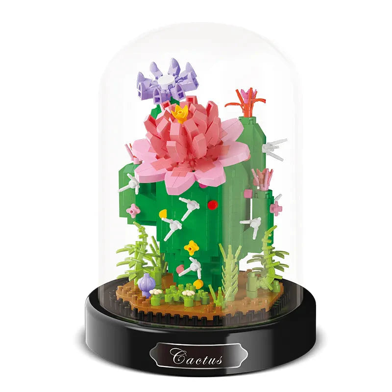 Diy Mikro Blumen Bausteine Mini Ziegel Partikel Ewiges Leben Blumen Heimdekoration Zusammenbau Puzzle Spielzeug Kinder Geschenk