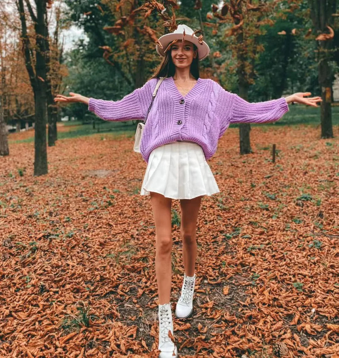 Frendorf | Strickjacke mit V-Ausschnitt für Damen