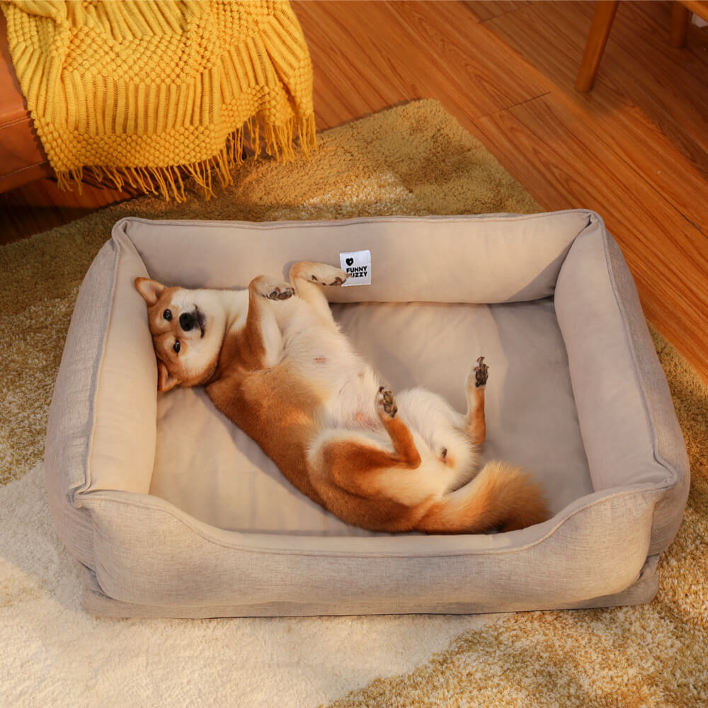 Bettüberwurf - Quadratisches Brot Hundebett