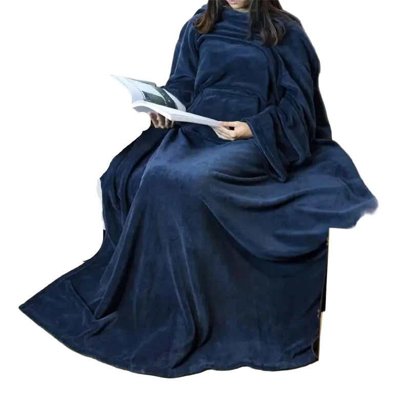 Frendorf | Bequeme Decke mit Kängurutasche für Entspannungsliebhaber