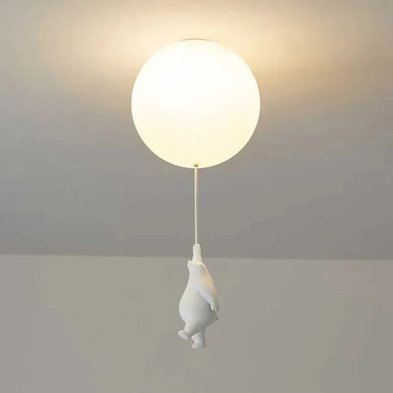 Frendorf | DreamyBear Lampe - Kinder-Deckenlampe mit Bär und Ballon
