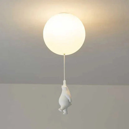 Frendorf | DreamyBear Lampe - Kinder-Deckenlampe mit Bär und Ballon