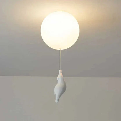 Frendorf | DreamyBear Lampe - Kinder-Deckenlampe mit Bär und Ballon