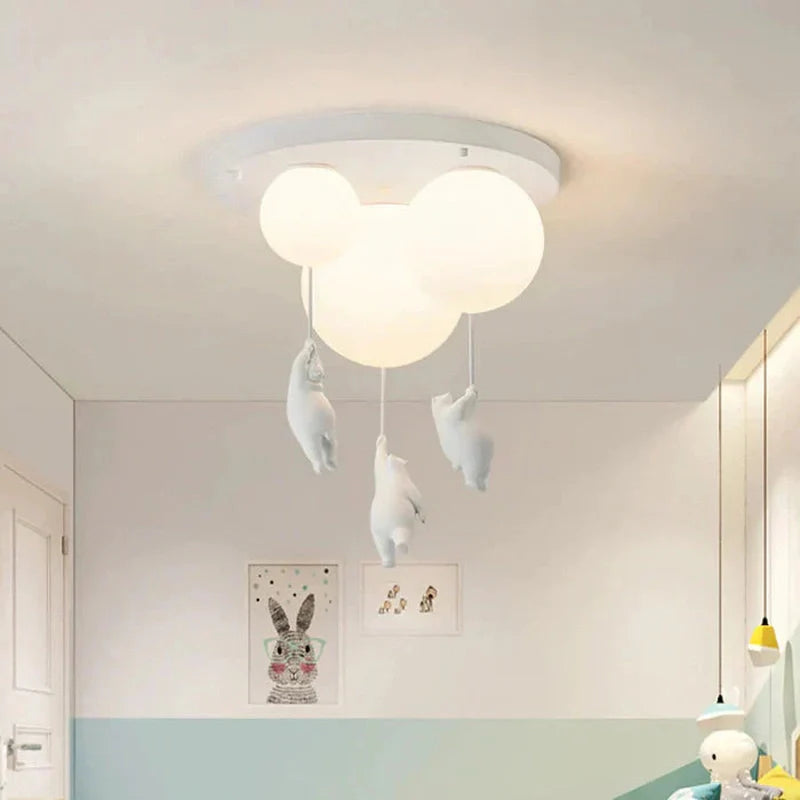 Frendorf | DreamyBear Lampe - Kinder-Deckenlampe mit Bär und Ballon