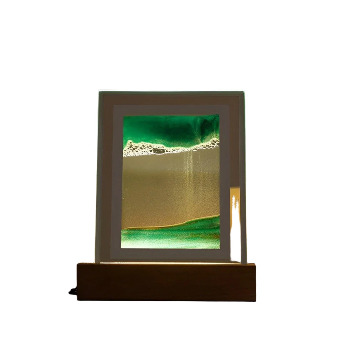 Frendorf | SereniGlow – Hypnotische Sandkunst-Lampe mit beruhigendem LED-Licht
