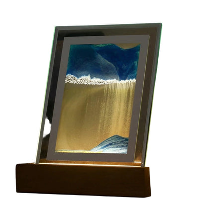 Frendorf | SereniGlow – Hypnotische Sandkunst-Lampe mit beruhigendem LED-Licht