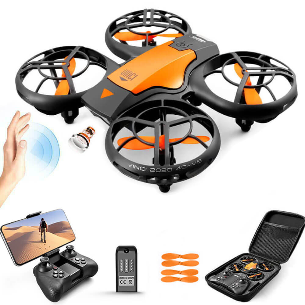 Frendorf | Kamera für Anfänger | Fliegender RC-Quadrocopter mit Gesten- und Mobilsteuerung