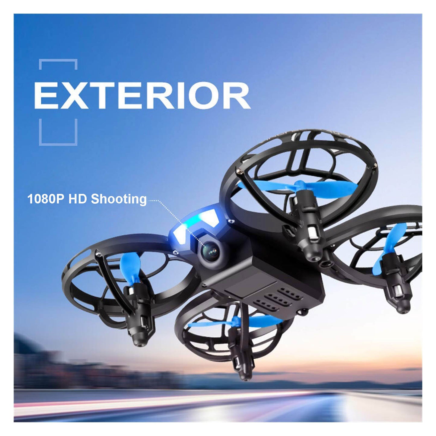 Frendorf | Kamera für Anfänger | Fliegender RC-Quadrocopter mit Gesten- und Mobilsteuerung