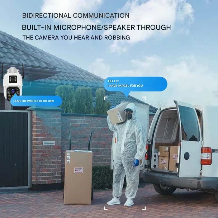 Frendorf | DualGuard Solar 4K – Drahtlose Sicherheitskamera mit Solarpanel & 360° App-Steuerung