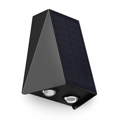 Frendorf | DualLit Solarleuchten Garten - Up Down IP54 Außenwandleuchte Modern - Wandleuchte Solar