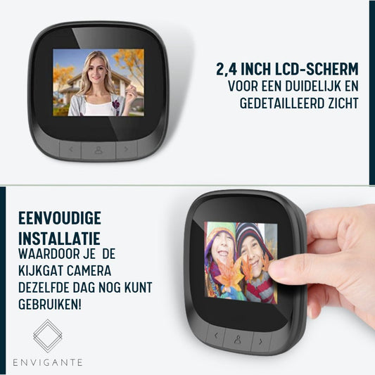 DoorCam - Envigante Türspion Video-Türklingel Sicherheitskamera