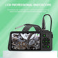 4,5-Zoll IPS Industrie-Endoskop, 1080P HD Borescope Kamera mit 6 LEDs, IP67 wasserdicht, TF-Kartensteckplatz