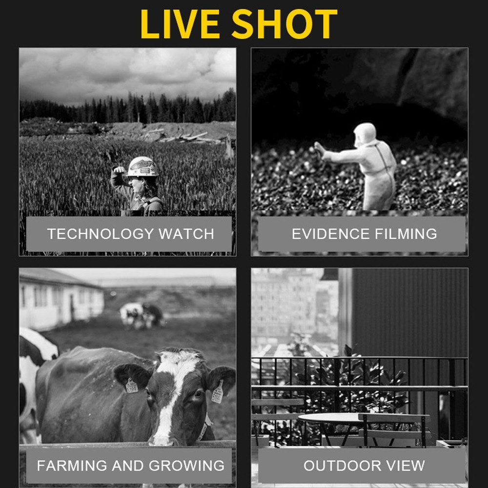 1080P Tragbare Nachtsichtkamera mit 1,54-Zoll-Display für Tag/Nacht-Nutzung, Foto-/Videoaufnahme, Infrarot-Digital für Outdoor-Aktivitäten