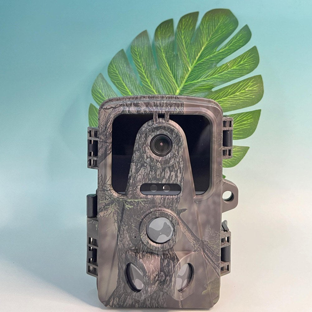 16MP 1080P Wildkamera mit 120° Weitwinkel, Nachtsicht, IP66 wasserdicht, 2.0 IPS Display, schneller 0.8s Auslöser, Infrarot-Tracking, 3 PIR-Objektive, 42 LEDs, unterstützt 32GB